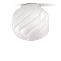[GL/P/40/W] Plafoniera moderna Bianco Cm. 40 x 39h