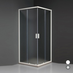[DFLEX-100-KAL1-BP070] Porta doccia scorrevole in cristallo 67-69 cm