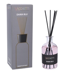 [V5601800000] Profumatore per ambienti vetro 250 ml dama blu cmø6h24
