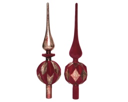 [20035569] Puntale 31 Cm In Vetro Colorazioni  Assortite