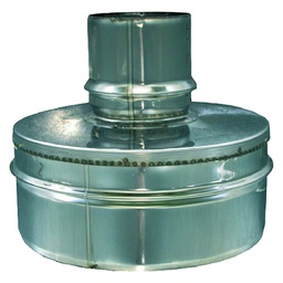 [DFL702686] Raccordo Mono/Doppia Parete M.P. Ø  10 M - D.P. Ø 15 F