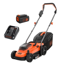 [1956437] Rasaerba a batteria senza filo Black&amp;Decker BCMW33184L2-QW doppia batteria 18V 4.0 Ah