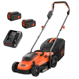 [1956436] Rasaerba a batteria senza filo Black&amp;Decker BCMW3318L2-QW doppia batteria da 18V