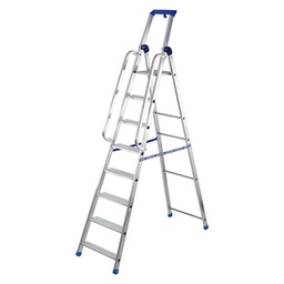 [DFL103334] Scala Professionale Doppia Con Maniglioni 10 Gr.- Aperta Cm 293/Chiusa Cm 317