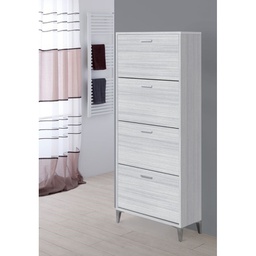 [BR799100] Scarpiera quattro vani Grigio Linea STELLA 70x29x156 cm