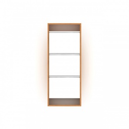 [EFFEZ93741] Scarpiera slim bambu bianco cm 50x15x124 h EFFEZ