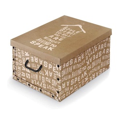 [CUKI914507] Scatola in cartone guardaroba Kraft 50x39x24H cm Domopak