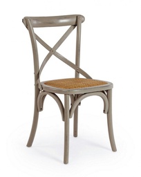 [B0743227] Sedia Cross Grigio Scuro  