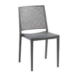 [EFFEZ95154] Sedia Grid polipropilene grigio EFFEZ