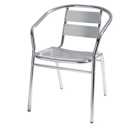 [DFL6132540] Sedia In Alluminio Cm 53 X  54 X  H 74