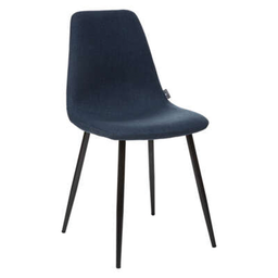 [20037083] Sedia Tyka in tessuto blu L44 x P 51 x H 85,5 cm