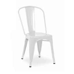 [1939049] Sedia bianco opaco in metallo Bengala