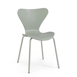 [B0733410] Sedia da pranzo in polipropilene Verde TESSA 50x49,5x h82 cm