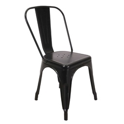 [V8041800000] Sedia ferro new bristol nero cm 43x43h45/84