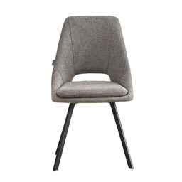 [FZ100019] Sedia imbottita grigia Blauss  85x56x48 cm