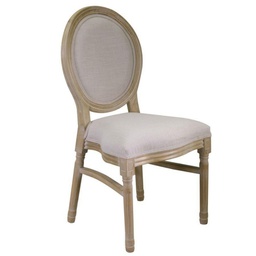 [V2807700000] Sedia legno imbottita con sedile smontato 50x51x96h cm