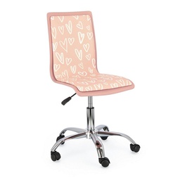 [B0710163] Sedia ufficio acciaio similpelle Young Hearts cm 42,5 x 40 x 87