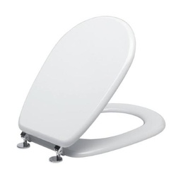 [333480] Sedile Copriwater WC in legno MDF bianco per Ideal Standard modello Liuto