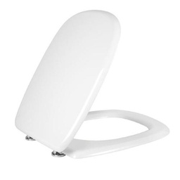 [1919057] Sedile Copriwater WC in legno MDF bianco per copriwater Dolomite Fleo