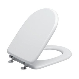 [333481] Sedile Copriwater WC in legno MDF bianco per modello Sintesi Cesame