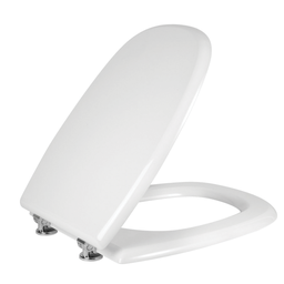 [333479] Sedile Copriwater Wc In Legno Mdf Bianco Per Pozzi Ginori Mod. Square