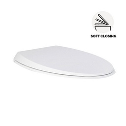 [DFLEX-182-P901-BM] Sedile WC Cloud con chiusura soft - Bianco opaco