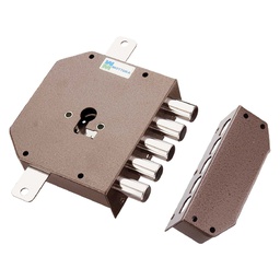 [DFL3014530] Serratura Da Applicare Triplice Per Cilindro Europ Dx   E 63 - Mm 132 X  146