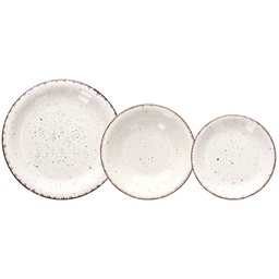 [1941738] Servizio Piatti 18 Pezzi Stay Stoneware Beige