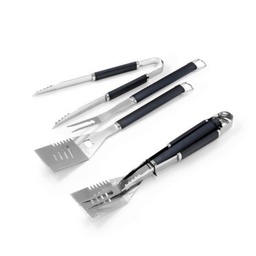 [O03450] Set 3 pezzi per barbecue in acciaio inox Ompagrill