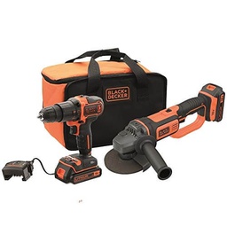 [2006631] Set avvitatore e smerigliatrice Black&amp;Decker
