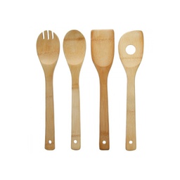 [19921561] Set da 4 utensili da cucina in bamboo Naturale