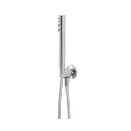 [2011467] Set doccia tondo duplex con presa acqua e flessibile - serie Platinum