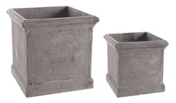 [B0790558] Set2 P.Vaso Cement Qu Grigio