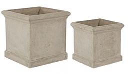 [B0790563] Set2 P.Vaso Cement Qu Sabbia