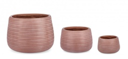 [B0790645] Set3 P.Vaso Tressage To Terracotta