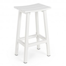 [B0662433] Sgabello Bar skipper Bianco h71cm