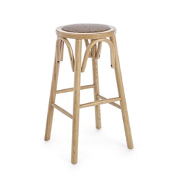[B0743652] Sgabello bar in legno naturale stile rustico