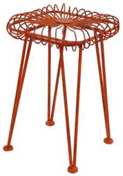 [V9140180000] Sgabello ferro lo-8110 cm. 31 x 31 h 47