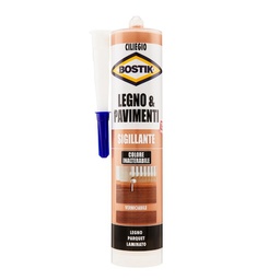 [043417] Sigillante Bostik Ciliegio 300 ml per riparare crepe e fessure su pavimenti in legno e parquet - D2610