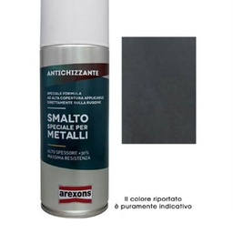 [1993920] Smalto Spray Speciale Metallo Arexons Antichizzante Grigio Forgia Ml 400