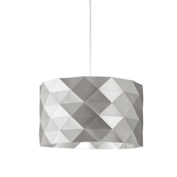 [PRISMA/S3/40/SVR] Sospensione 3 Luci Silver in Metallo cromato cm. 40 x 25h