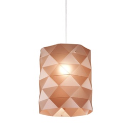 [PRISMA/S/27/COP] Sospensione Copper in Metallo Cromato Cm. 27 x 32h