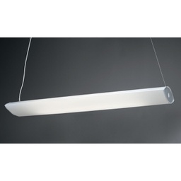 [LT/SA/W] Sospensione Led Integrato Bianco in Plastica Cm. 157 x 42 x 13h