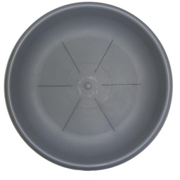 [1915224] Sottovaso Tondo Cm. 30 Grigio Per Vaso Da Fiori Bama