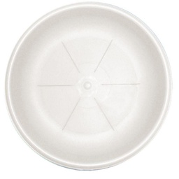 [BA25108] Sottovaso Tondo Cm. 35 Bianco Per Vaso Da Fiori Bama