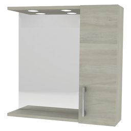 [1958306] Specchiera bagno con pensile singolo cm 58 X 16 X H.57 
