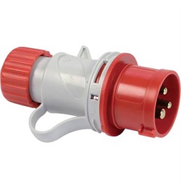 [1909355] Spina mobile industriale rossa FME 3P+T 16A IP44