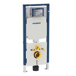 [DFLEX-132-G111795] Staffa Duofix per WC sospeso con cassetta incasso Sigma 8 cm