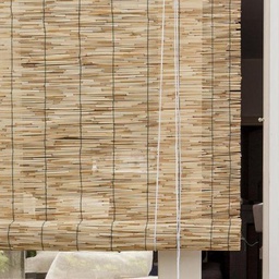 [2002409] Stuoia ombreggiante in bamboo Arella con carrucola per finestre 90x180 cm