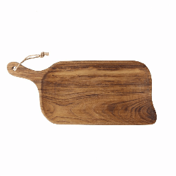 [20007862] Tagliere Rettangolare Incavo 44 cm Bamboo in Legno Marrone